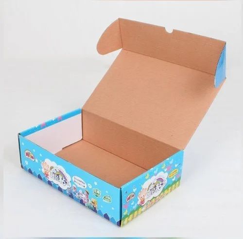Kraft Paper Toys Corrugated Box, Color : Offset Print / Multi Clour