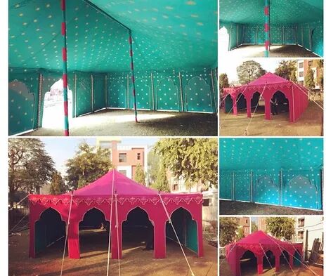 Raj Darbar Tents, Pattern : Printed