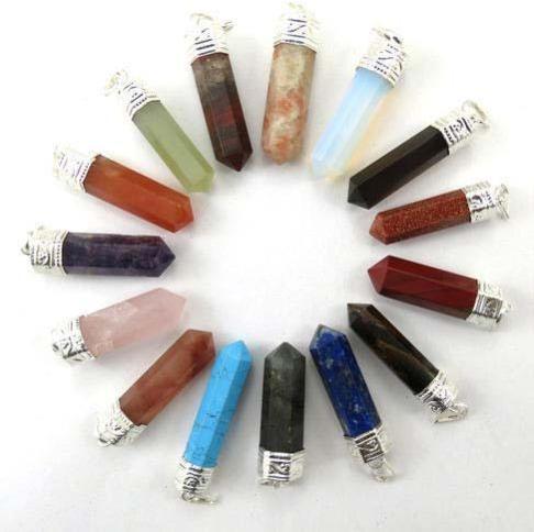 Gemstone Stone Pencil Pendant, Occasion : Daily Wear