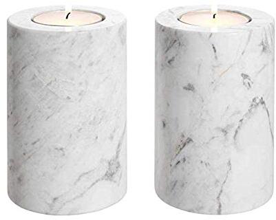 Plain Polished Marble Candle Holder, Technique : Machine Made