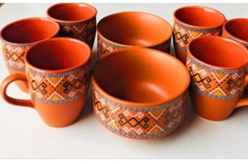 Ceramic Snack Set, For Hotels, Restaurant, Feature : Durable, Dust Proof, Heat Resistant, Shiny Look