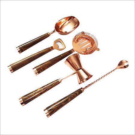 Plain Copper Bar Tool Set, Feature : Easily Washable, Impeccable Finish