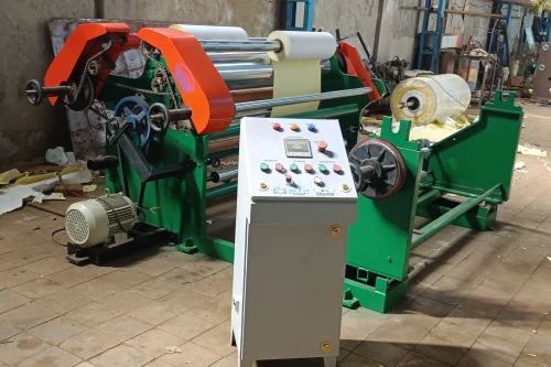 Paper Slitting Rewinding Machine, Machine Speed:200 MPM