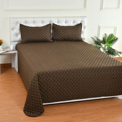 Embroidered Bed Cover, Size : 90x100