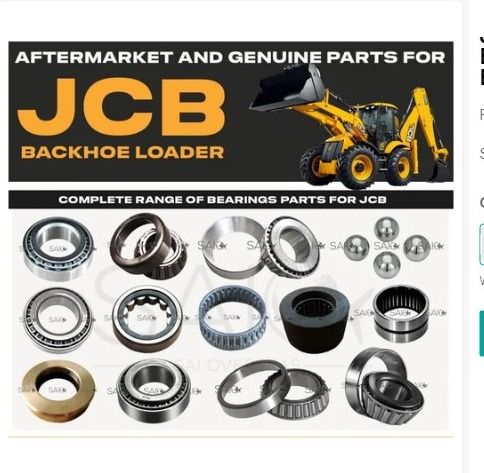 Backhoe Loader Bearing And Bearing Liners