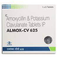 Almox CV 625 Mg Tablets, Packaging Type : Blister