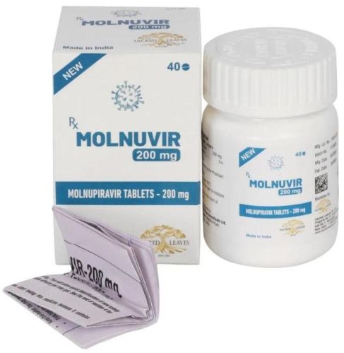 Molnuvir 200mg Tablets, For Used The Treatment Of COVID-19, Packaging Type : Plastic Bottle