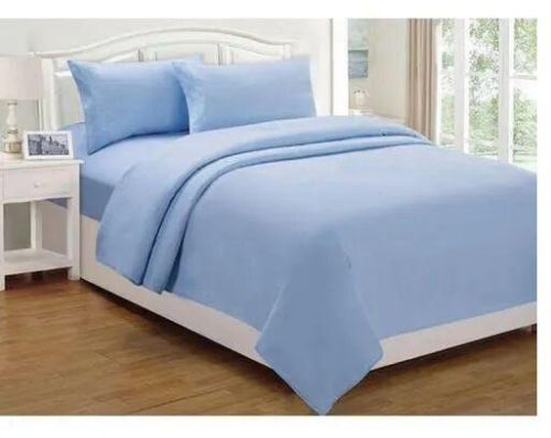 Plain Cotton Hospital Double Bedsheet, Size : 90 X 100 Inch