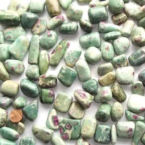 Ruby Zoisite Gemstone, Size : 2x5x1cm