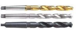 Polished Stainless Steel Taper Shank Twist Drill, Length : 100 -150 Mm