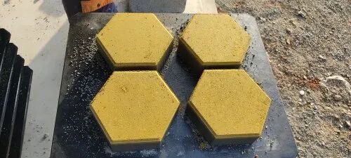 Concrete Hexagonal Paver Block, Pattern : Plain
