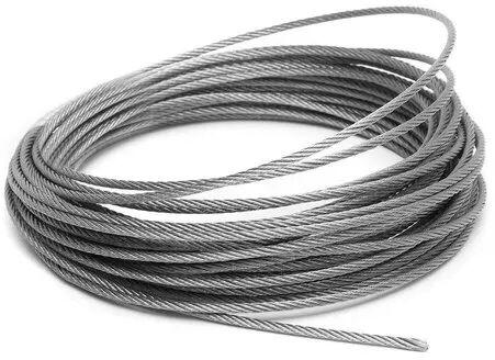 Steel Wire Rope Lifting Slings, Color : Silver
