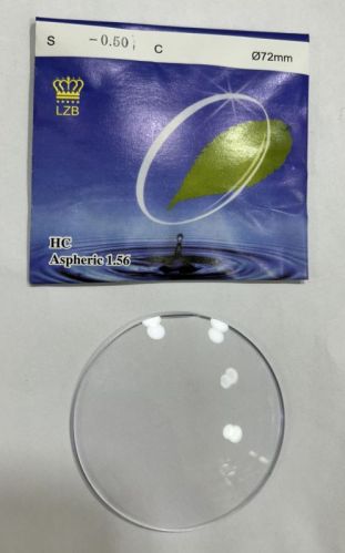 Transparent Round Polished Glass Hard Coat SV Lens, For Eye Spectacles, Size : Standard