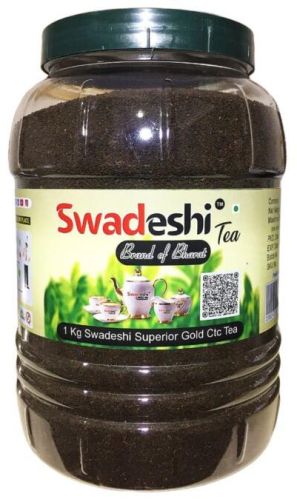 1 Kg Swadeshi Superior Gold CTC Tea Jar Swadeshi Tea Brand Of Bharat Best Superior Gold Tea Ja