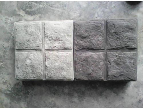 Grey Sqaure Square Rock Finish Paver Block, For Floor