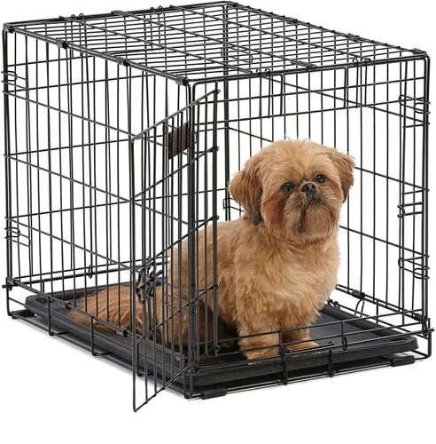 Black Mild Steel Dog Cage