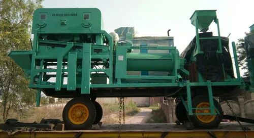 Grain Mobile Seed Processing Plant, For Cleaning