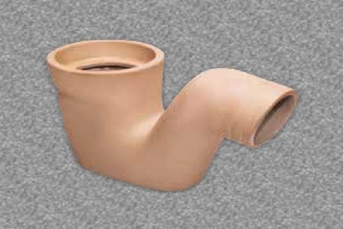 Doraware Coated Plain Big P Trap, Color : Brown