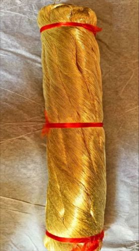 Lemon Cotton Imitation Kasab Thread, For Embroidery, Pattern : Plain