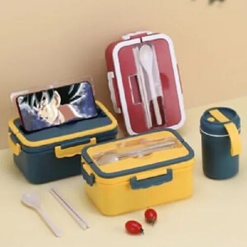 RECTANGULAR PLASTIC Bento Box