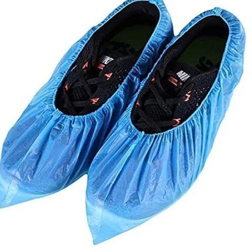 Plastic Disposable Shoes Cover, Color : Blue