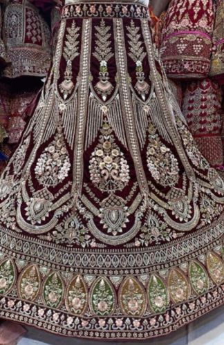 Designer Bridal Lehnga, Size : XL