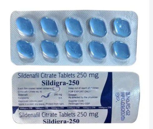 Sildigra-250 Tablets, Packaging Type : Box