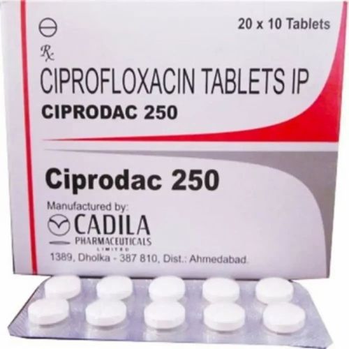 Ciprodac 250mg Tablets, For Hospital, Clinic, Grade Standard : Pharma