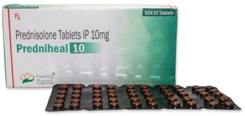 Predniheal 10mg Tablets, For Home, Hospital, Clinic, Grade Standard : Pharma