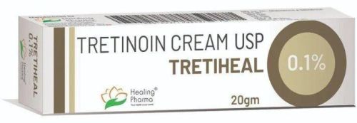 Tretiheal 0.1% Cream, Packaging Type : Tube