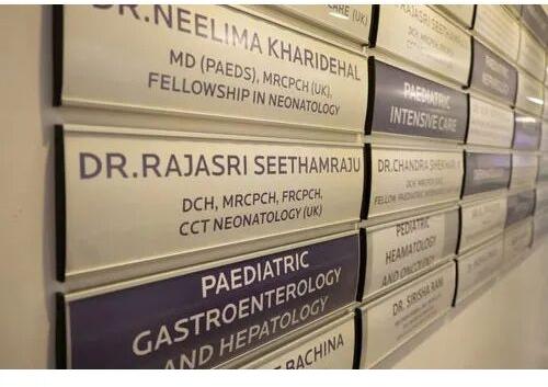 Rectangle Aluminium Directory Signs, For Hospital