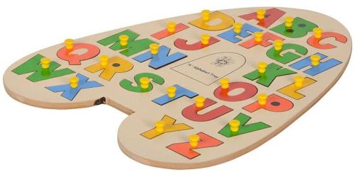 A Alphabet Tray With Knobs, For Learning, Age Group : 3-5yrs