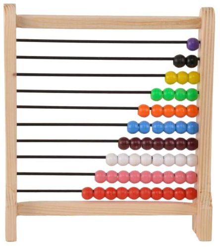 Food Grade Plastic Junior Abacus (1-10), For Home, School, Packaging Type : Strong Pouch