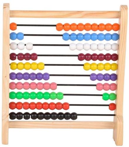 Wood Junior Abacus (10-10), For Learning, Feature : Easy To Play, Easy Understanding