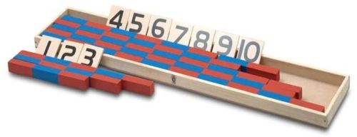 Numerical Rods With Number Tiles, For Kids Playing, Packaging Type : Box