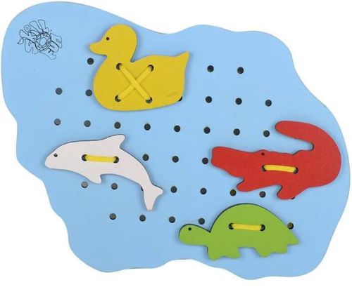 Sewing Pond With Water Animals, For Kids Playing