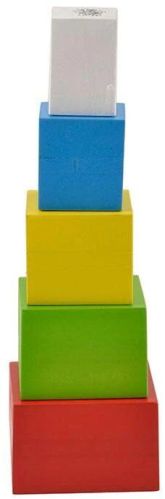 Non-Toxic Inks Shape Match Graded Tower, For Kids Playing, Style : Educational