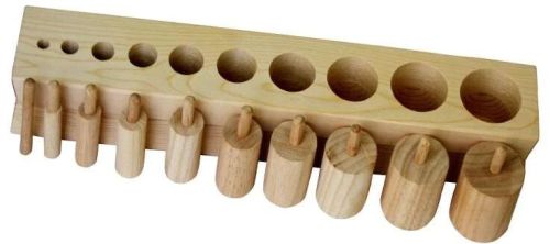 Wood Size Discrimination Set, For Kids Playing, Packaging Type : Box