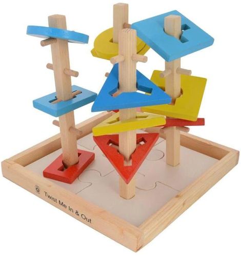 Wooden Twist Me In and Out (Group Activity)