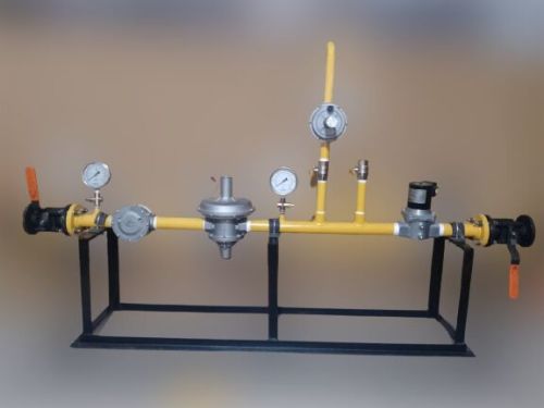 Mild Steel Automatic Gas Trains, Feature : Good Quality, Highly Demanded, Highly Efficient