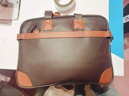 DNA Plain PU Laptop Bag, Feature : Water Proof