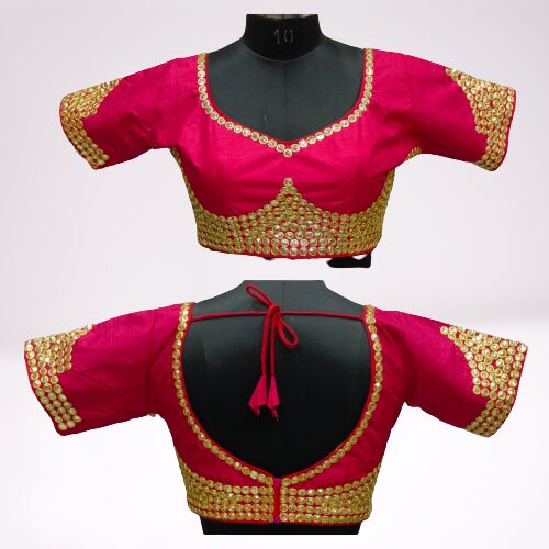 Blouse With Mirror Work