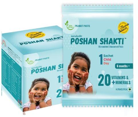 Mealmile Poshan Shakti 20 Gm, For Treat Under Nutrition, Certification : FSSAI Certified