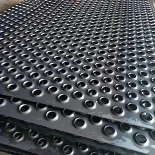 Galvanized Aluminium Dimple Perforated Sheet, For Industrial, Pattern : Plain