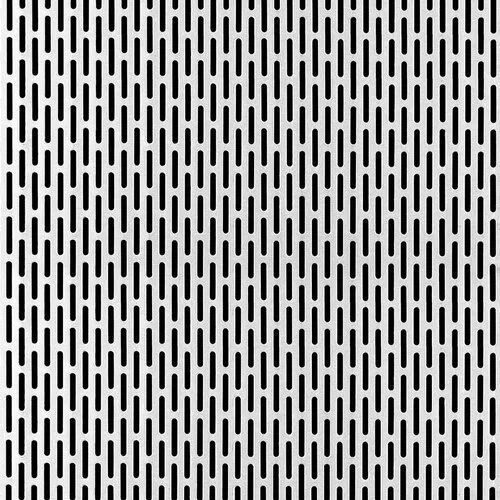 GP Long Hole Perforated Sheet, For Industrial, Pattern : Plain