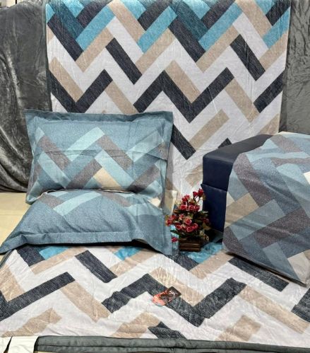 Multi Fitted Bed Sheet, Size : King Queen