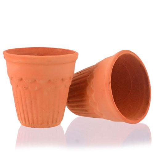 Brown MittiKart Clay Kulhad 100 Ml, Shape : Round