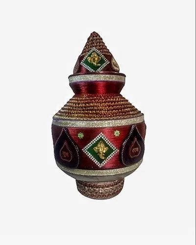 Polished Copper Decorative Wedding Jago, For Temple, Style : Indian