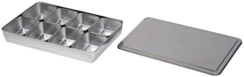 Plain Stainless Steel Namak Dani, Shape : Ractangular