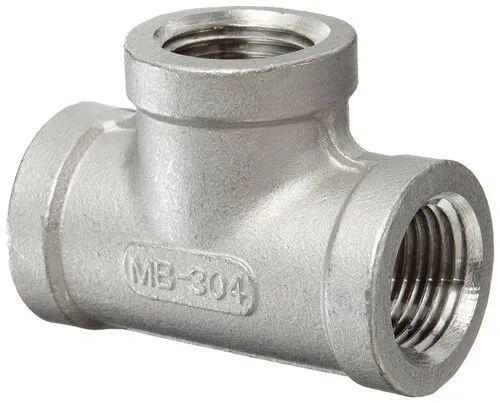 Stainless Steel Tee, Size : 1-1/4 Inch